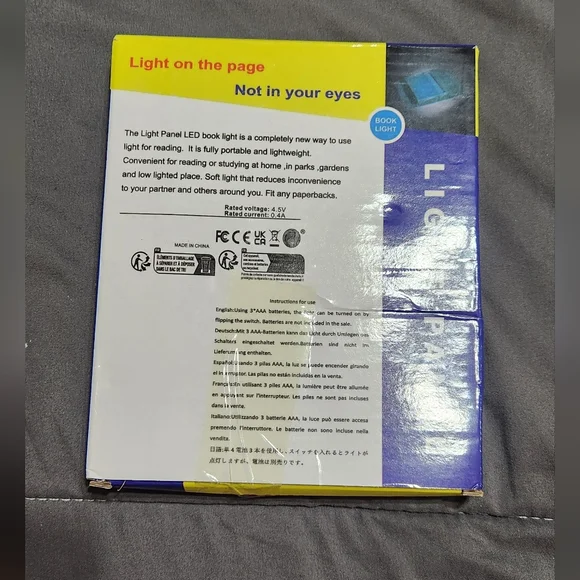 Light Panel Book Light - Picture 3 of 5